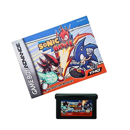 Jogo Nintendo Game Boy Advance Sonic Battle + Manual - Sega