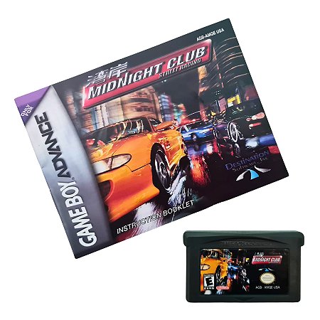 Jogo Nintendo Game Boy Advance Midnight Club Street Racing + Manual - Destination Software