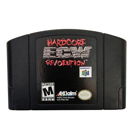 Jogo Nintendo 64 ECW Hardcore Revolution - Aklaim