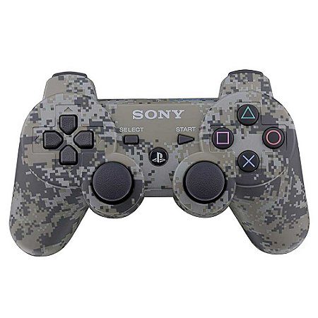 Controle PS3 - Dualshock 3 - Camuflado - Sony