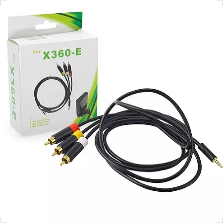 Cabo de Áudio e Vídeo para Xbox 360 Super Slim - Importado