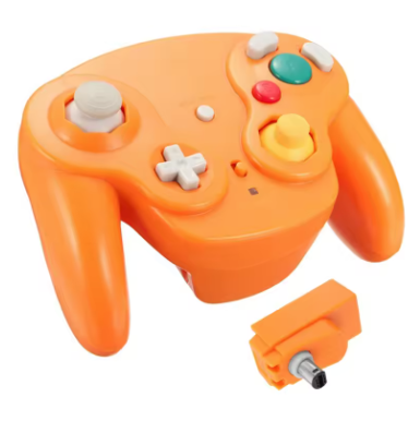 Controle Game Cube Sem Fio - Laranja - Importado