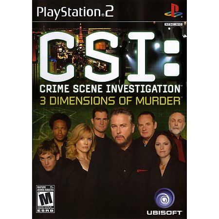 Jogo PS2 CSI Crime Scene Investigation - 3 Dimensions Of Murder - Ubisoft