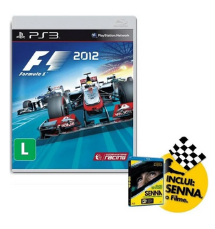 Jogo PS3 F1 2012 + Filme Senna - Codemasters