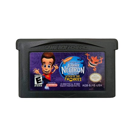 Jogo Nintendo Game Boy Advance The Adventures Of Jimmy Neutron Attack Of The Twonkies (LOOSE) - THQ