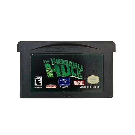 Jogo Nintendo Game Boy Advance The Incredible Hulk (LOOSE) - Marvel