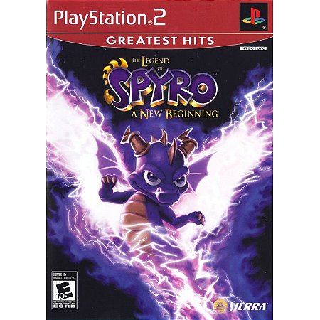 Jogo PS2 - The Legend os Spyro A new Beginning Greatest Hits - Sierra