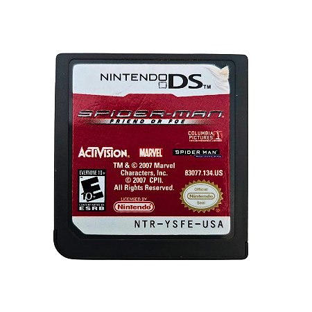 Jogo Nintendo DS Spider-Man Friend Or Foe (LOOSE) - Activision