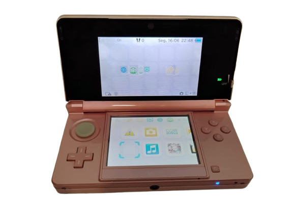 Console Nintendo 3DS Pearl Pink - 32GB desbloqueado - Nintendo