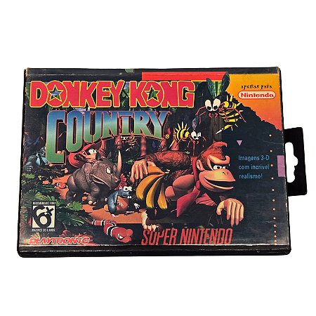 Jogo Super Nintendo Donkey Kong Country - Nintendo