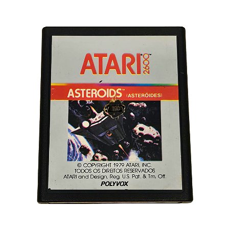 Jogo Atari 2600 Asteroids - Polyvox