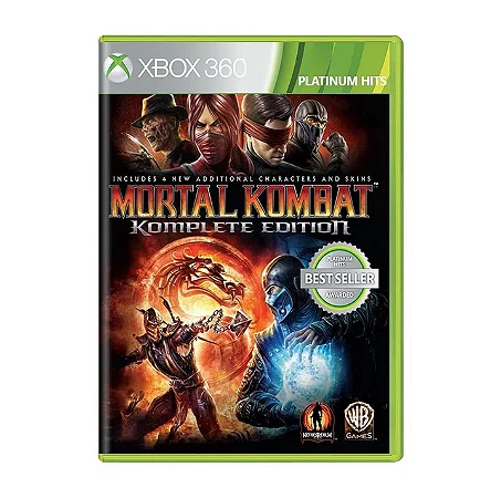Jogo Xbox 360 Mortal Kombat Komplete Edition - Platinum Hits - WB Games
