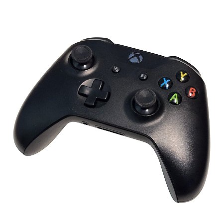 Controle Xbox One S Bluetooth- Preto - Microsoft