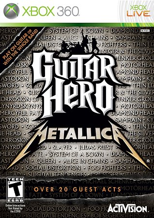 Jogo Xbox 360 Guitar Hero Metallica - Activision
