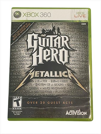 Jogo Xbox 360 Guitar Hero Metallica  - Activision