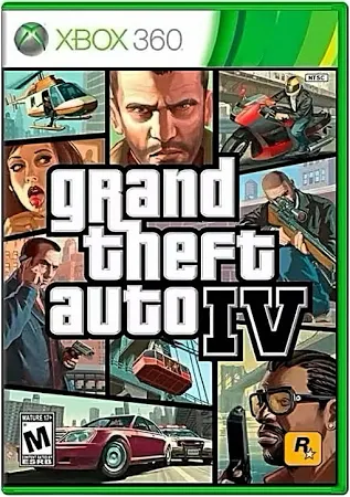 Jogo Xbox 360 Grand Theft Auto IV GTA 4 - Rockstar