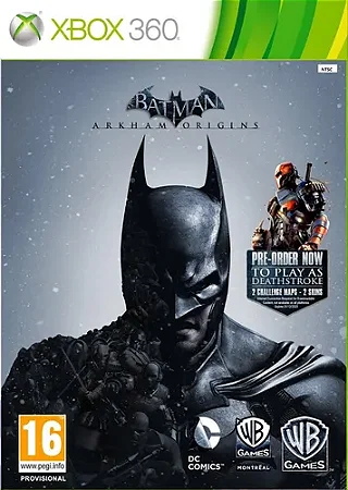 Jogo Xbox 360 Batman Arkham Origins - Warner Bros Games (Lacrado)