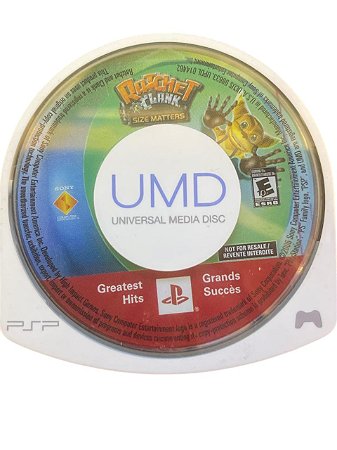 Jogo Psp Ratchet & Clank Size Matters - Greatest Hits - Sony (LOOSE)
