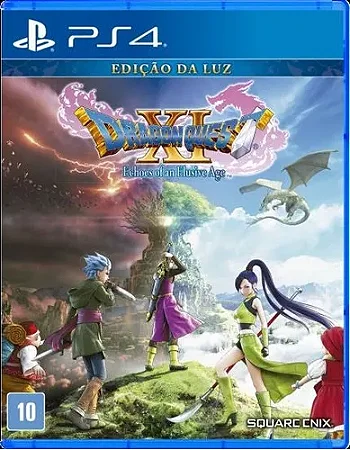 Jogo Ps4 Dragon Quest XI Edição Da Luz - Square Enix