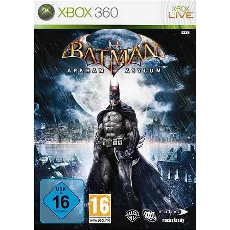 Jogo Xbox 360 Batman Arkham asylum Warner Games