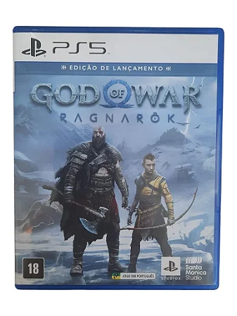 Jogo PS5 God of War Ragnarok - Edição de Lançamento - Santa Monica Studios