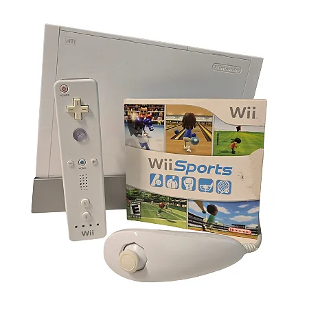 Console Nintendo Wii - Branco - Wii Sports - Nintendo
