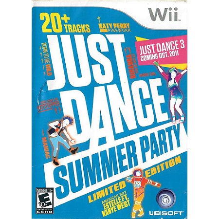 Jogo Nintendo Wii Just Dance Summer Party Limited Edition - Ubisoft