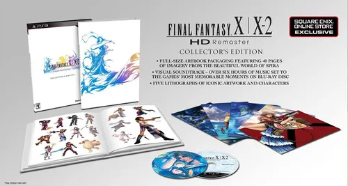 Jogo PS3 Final Fantasy X | X-2 HD Remaster Collectors Edition - Square Enix