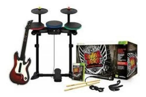 Jogo Xbox 360 Guitar Hero Warriors Of Rock Completo Na Caixa - Activision