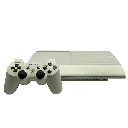 Console Playstation 3 Super Slim 500 GB Branco na Caixa - Sony