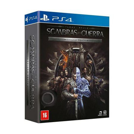 Jogo Ps4 Terra Media Sombras Da Guerra - Edição Prata - Warner Bros Games