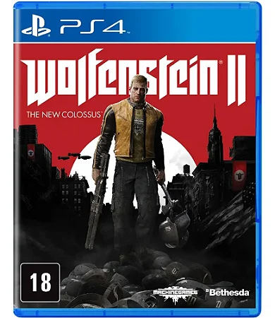 Jogo PS4 Wolfenstein II The New Collossus - Bethesda