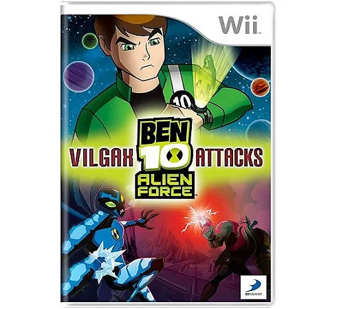 Jogo Nintendo Wii Ben 10 -Vilgax Attacks- Alien Force - D3 Publisher
