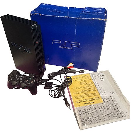 Console Playstation 2 Fat Na Caixa - Sony