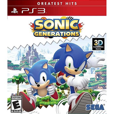 Jogo PS3 Sonic Generations - Greatest Hits - Sega