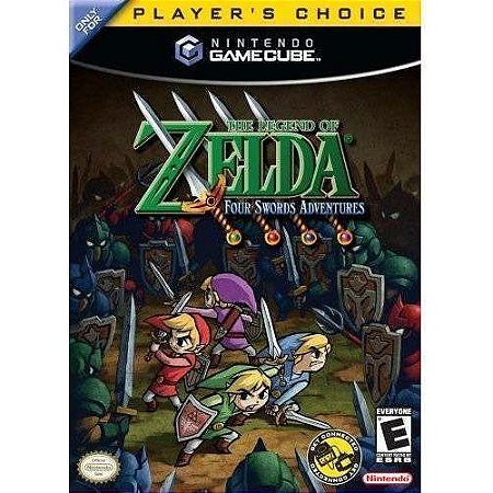 Jogo Nintendo Game Cube The Legend Of Zelda Four Swords Adventures - Nintendo