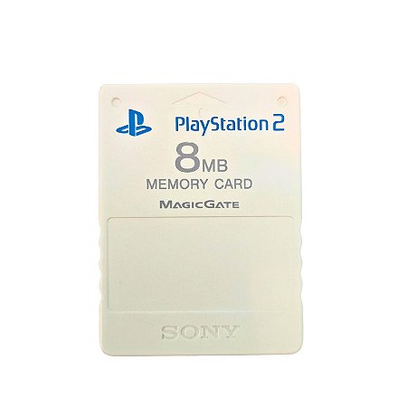 Memory Card PS2 - 8MB - Branco - Sony