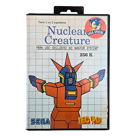 Jogo Master System Nuclear Creature - Tec Toy