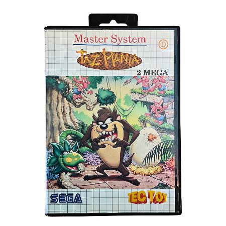 Jogo Master System Taz-Mania - Tec Toy