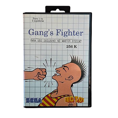 Jogo Master System Gang's Fighter - Tec Toy