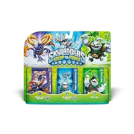 Skylanders Swap Force Triple Character Pack: Mega Ram Spyro, Blizzard Chill, Zoo Lou - Activision