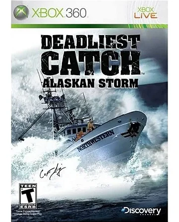 Jogo Xbox 360 Deadliest Catch Alaskan Storm - Discovery