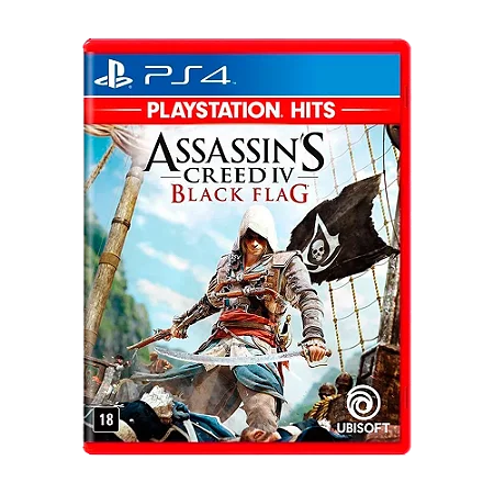 Jogo PS4 Assassins Creed IV Black Flag - Playstation Hits - Ubisoft