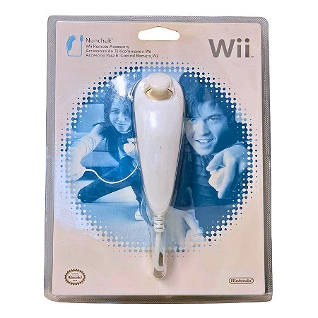 Controle Wii Nunchuk Branco - Nintendo