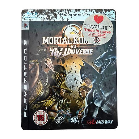 Jogo PS3 Mortal Kombat Vs DC Universe - Steelbook - Midway