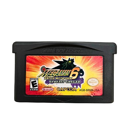 Jogo Game Boy Advance Megaman Battle Network 6 Cybeast Gregar - Capcom