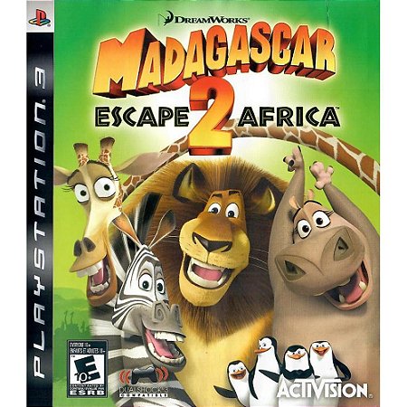 Jogo PS3 Madagascar 2 Escape Africa - Activision