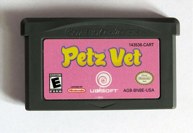 Jogo Nintendo Game Boy Advance Petz Vet | Somente o Jogo -Ubisoft
