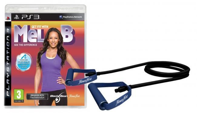 Jogo PS3 PS Move Get Fit With Mel B com Resistance Band - Deep Silver