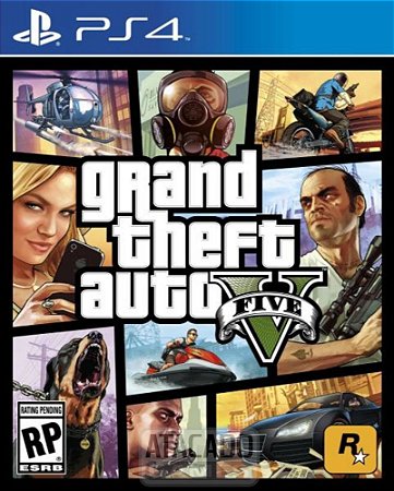 Jogo PS4 Grand Theft Auto Five GTA 5  - Rockstar